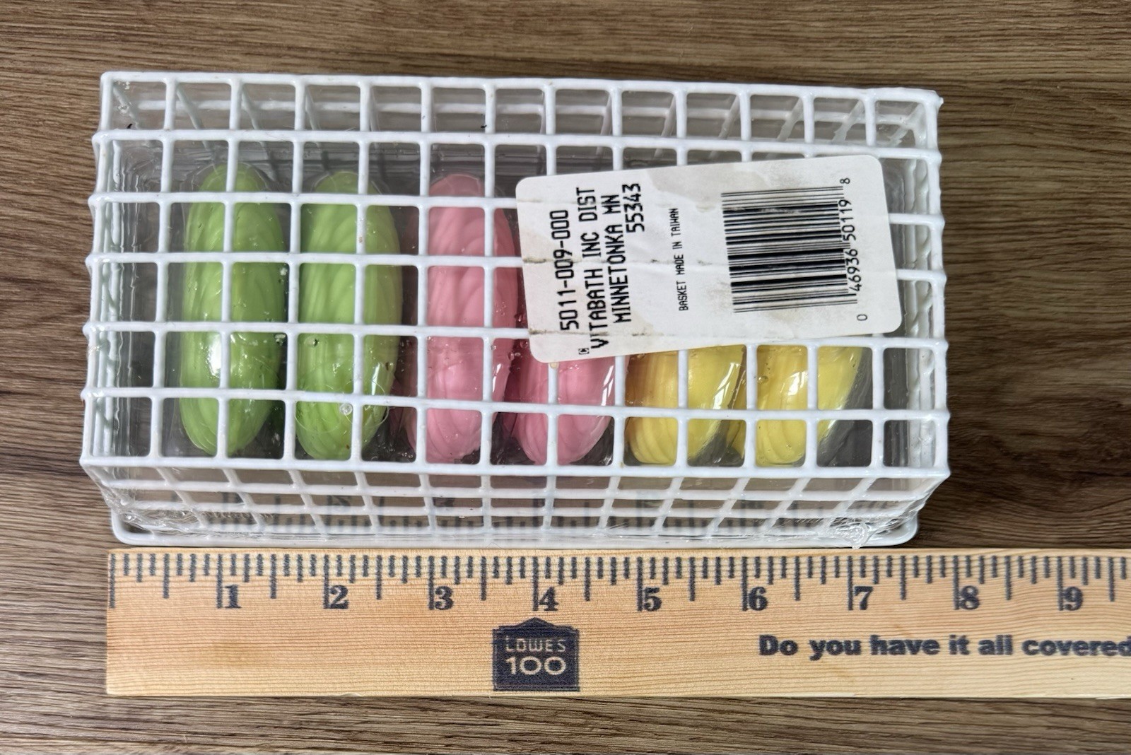 Vintage Vitabath Guest Soap Set 6 Bar Sealed Spring Green Lemon Pink 1980s Retro