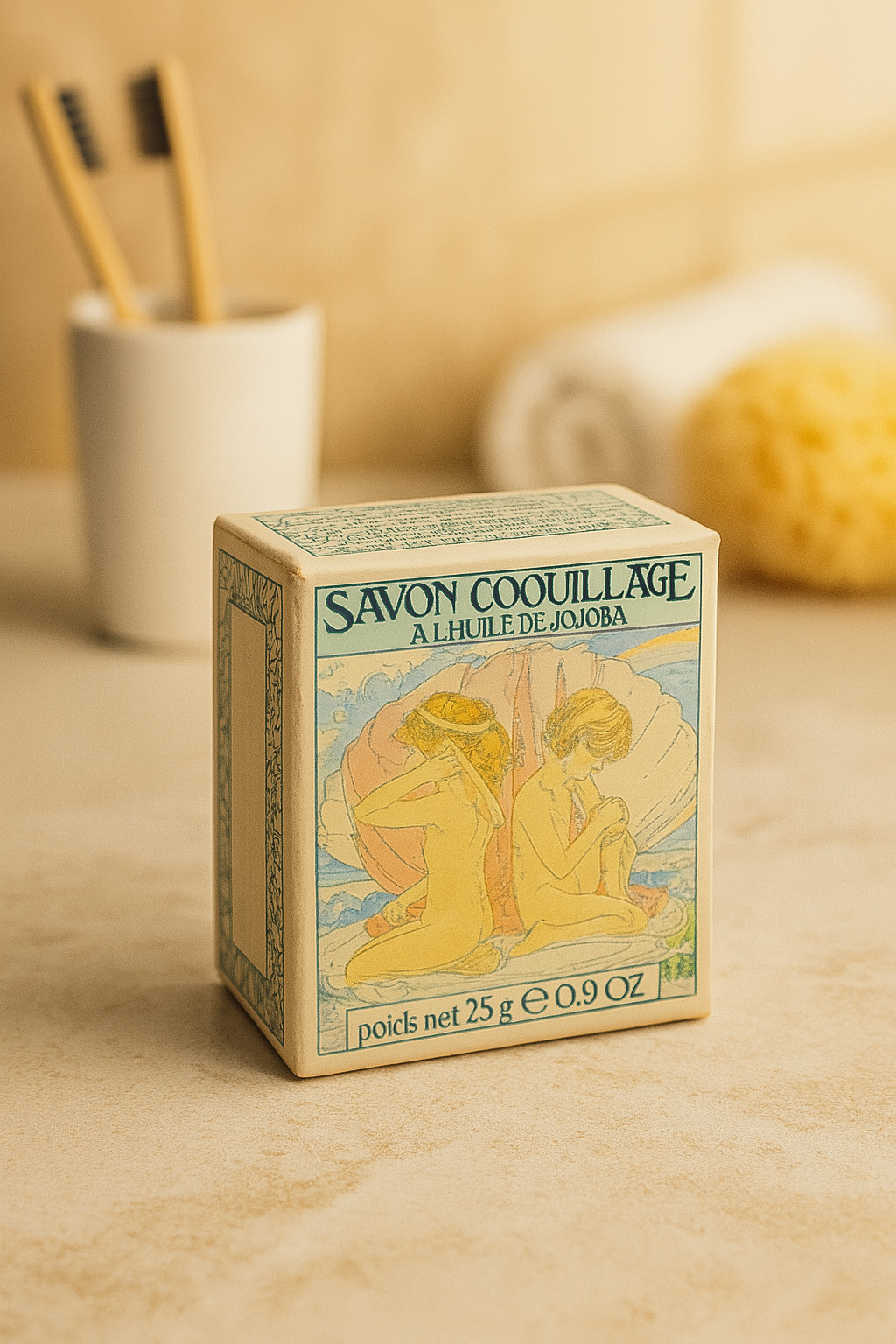VTG 1978 SEA SHELL SOAP WITH JOJOBA OIL BOX ~ No soap…EMPTY BOX, Made in USA