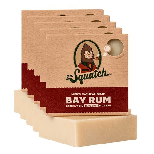 Natural Men’s Bar Soap – Cold Process Body Soap with Essential Oils – Bay Rum (5