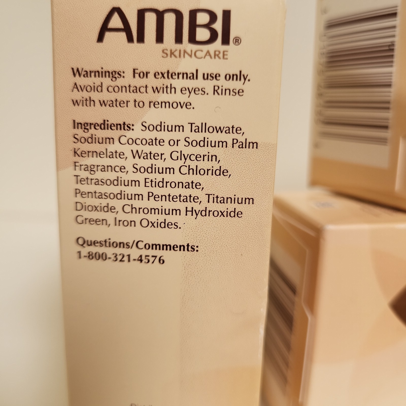 6 x Ambi Complexion Cleansing Bars 3.5 Oz each Light Fresh Scent Skincare Soap