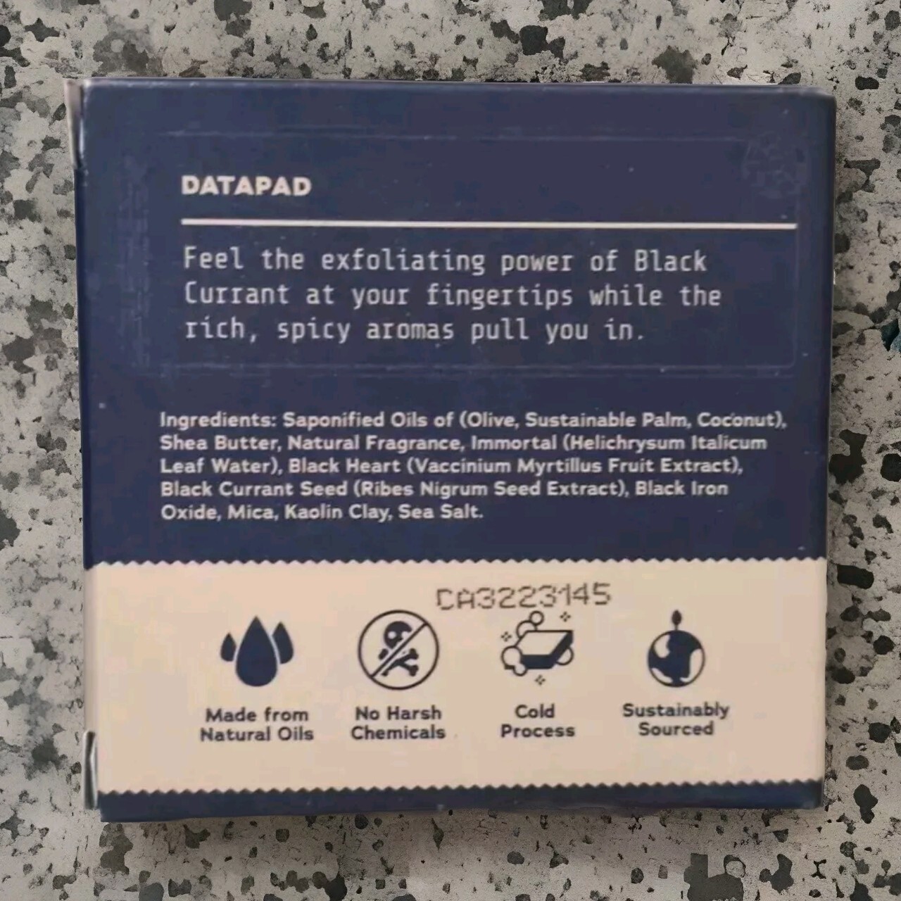 Dr Squatch SINISTER SCRUB Star Wars Emperor Palpatine 5oz Bar Soap Limited New