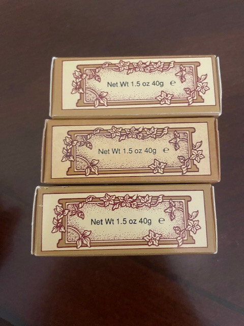 NOS 3 Vintage Gilchrist & Soames London English Herb Soap Chamomile 1.5 oz each