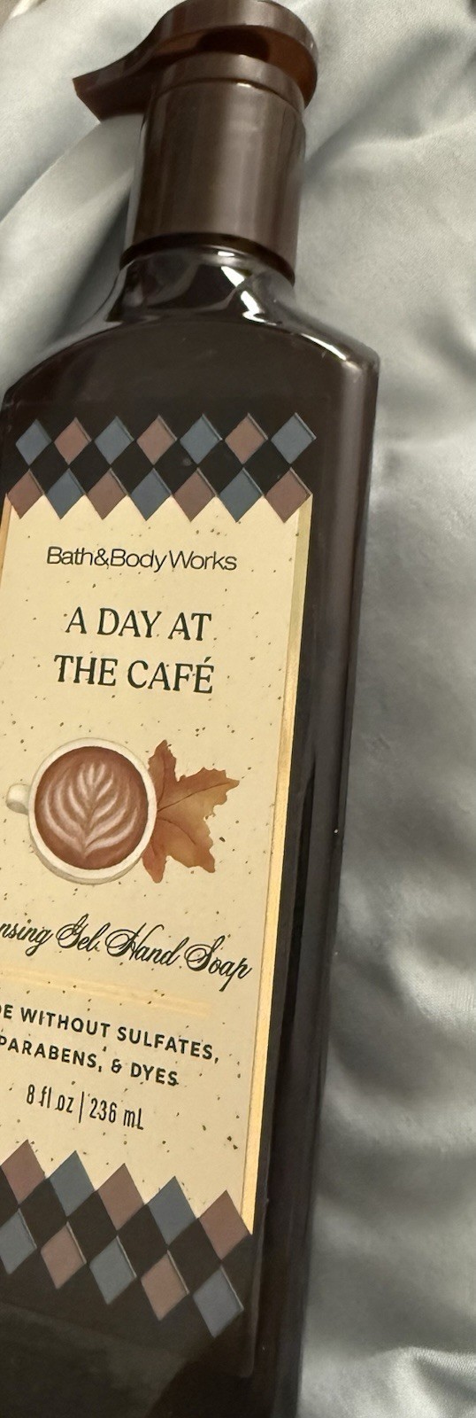 NEW BATH & BODY WORKS A DAY AT THE CAFÉ CLEANSING GEL HAND SOAP-8 FL OZ-