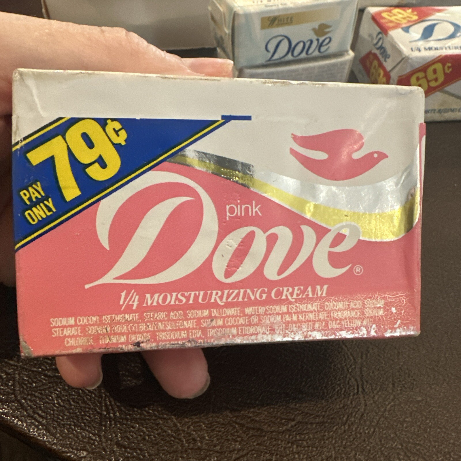 Vintage 1997 Dove Soap White 1/4 Moisture Lotion Bar 11 Pack Various Sizes