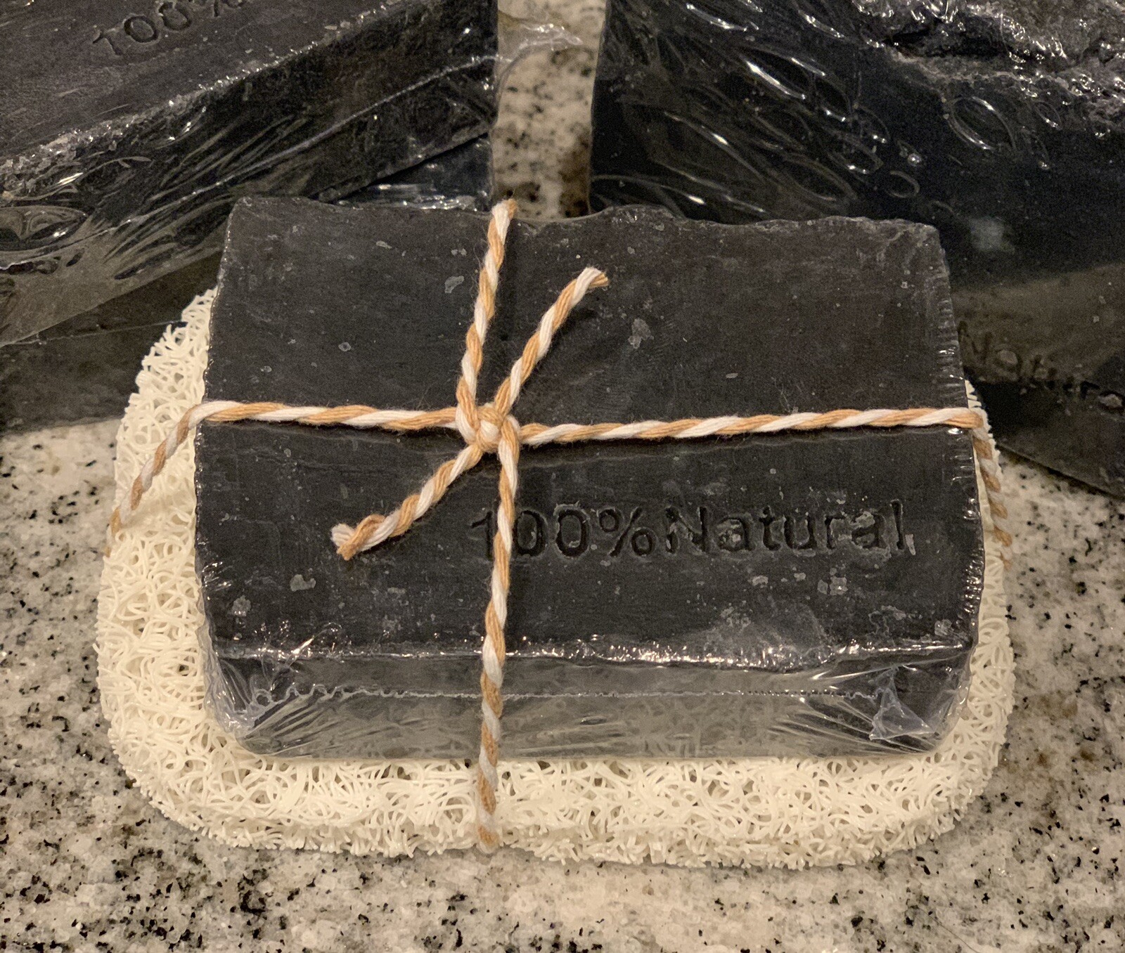 5 Oz Natural Detox Soap Charcoal Bentonite W/Soap Saver Anastasia In The Garden