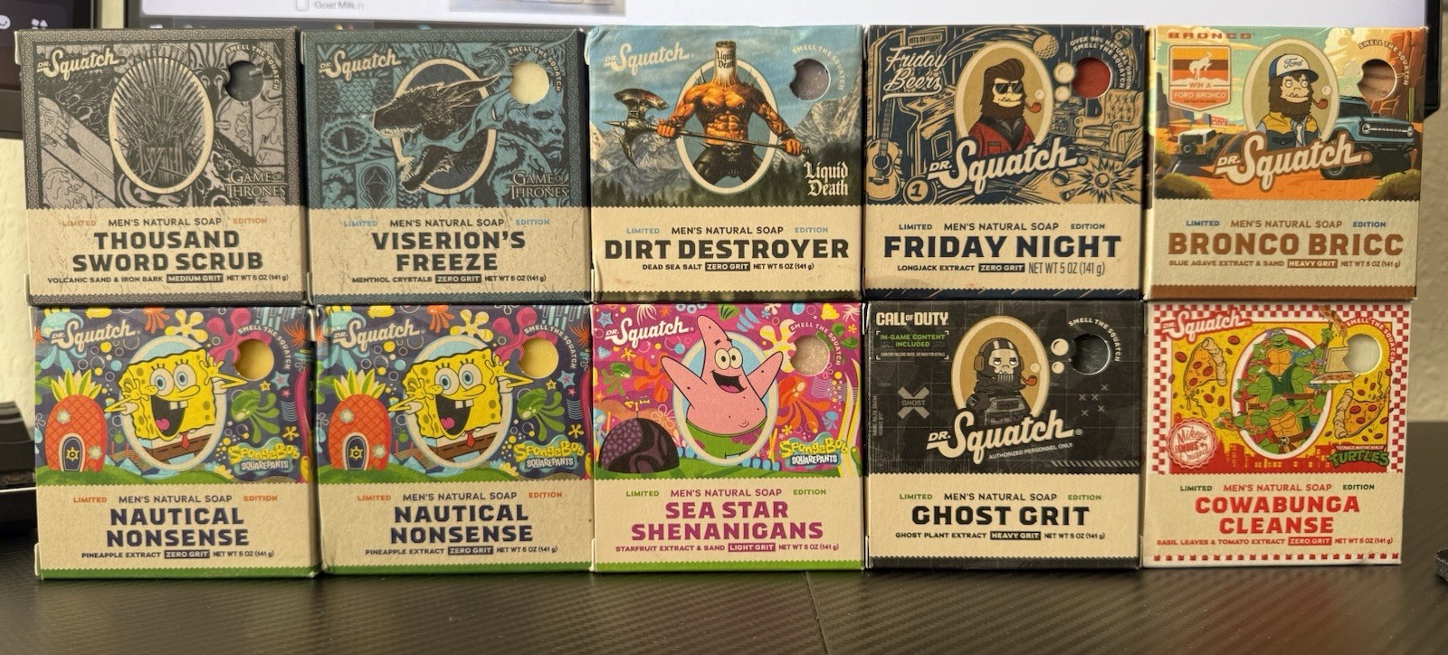 Dr. Squatch Limited Edition Bar Bundle (10)