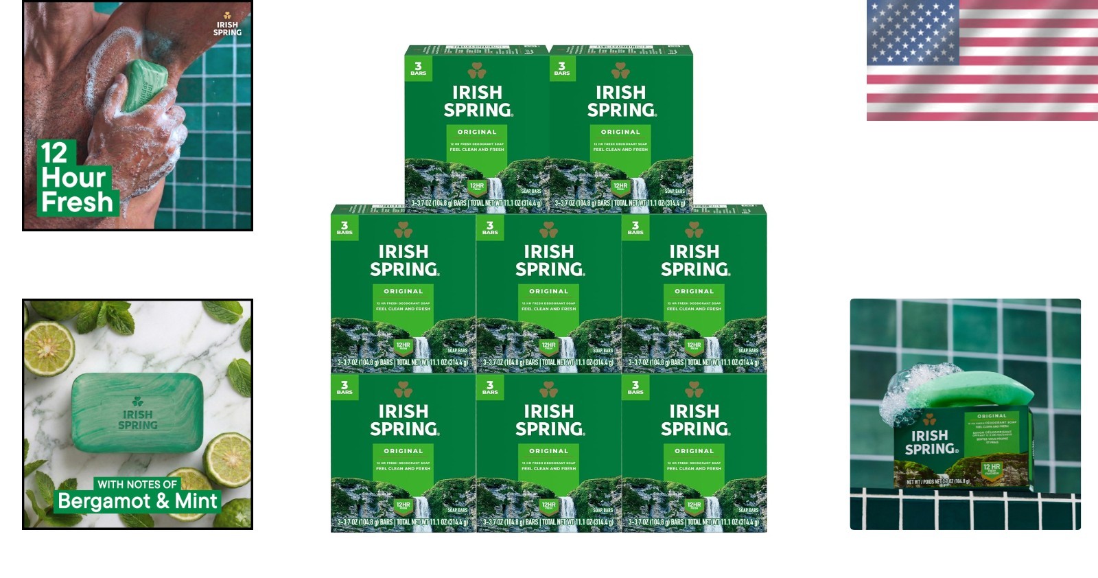 24-Pack of Men’s Deodorizing Bar Soap – 3.7oz with Natural Ingredients