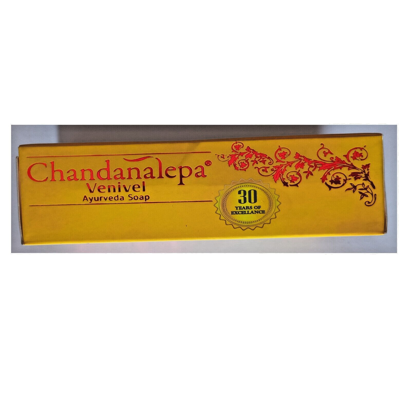Chandanalepa Ayurveda Venivel Beauty Soap Body Skin Natural Sandalwood 75g