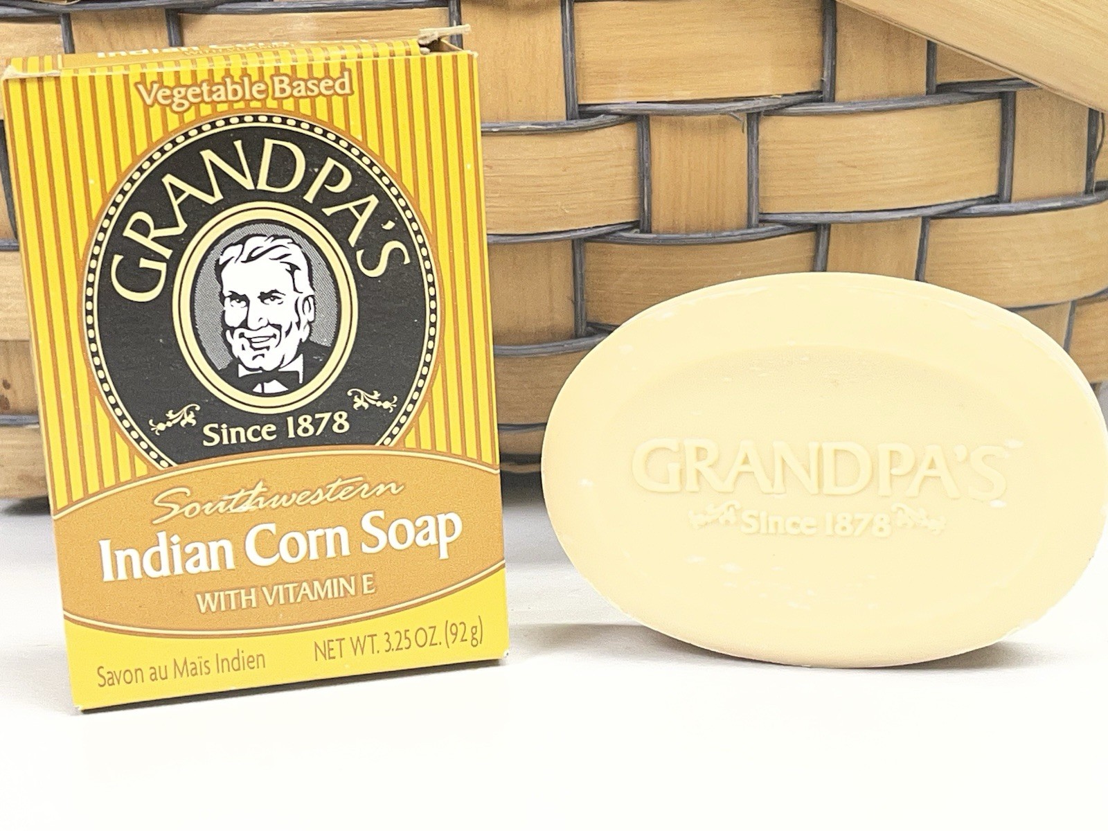 Grandpa’s Southwestern Indian Corn Soap with Vitamin E 3.25oz