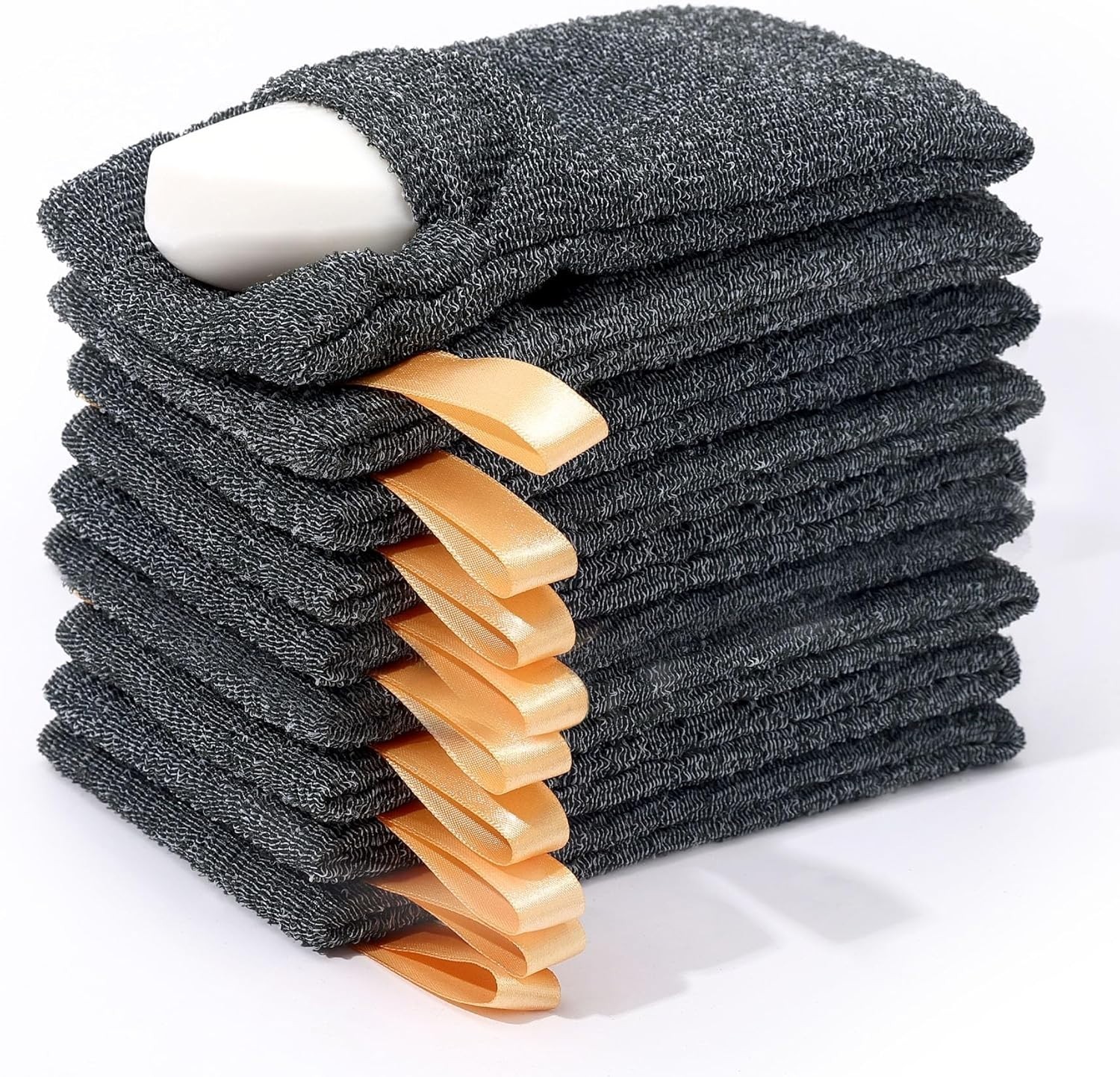 Body Scrubber Shower Sponge – Pack of 9 Exfoliating//