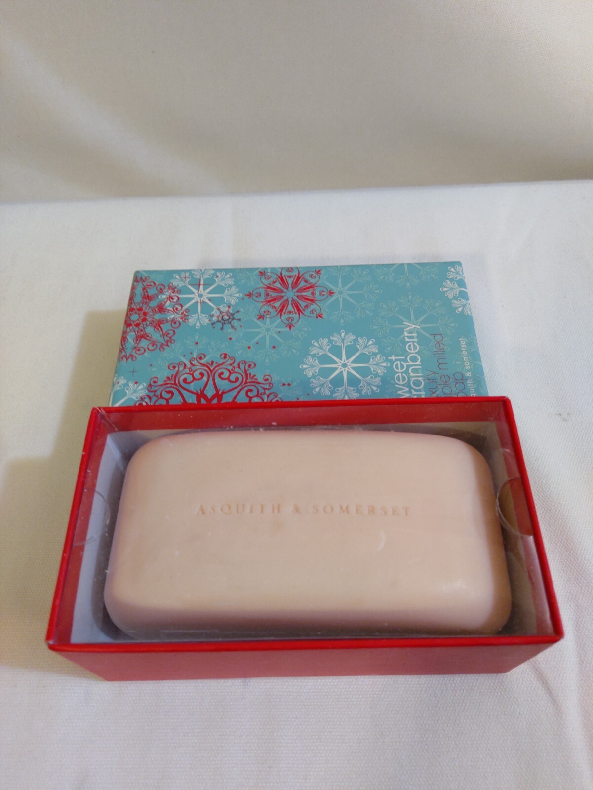 NEW Sweet Cranberry. Luxury Triple Milled Soap. By Asquith and Somerset