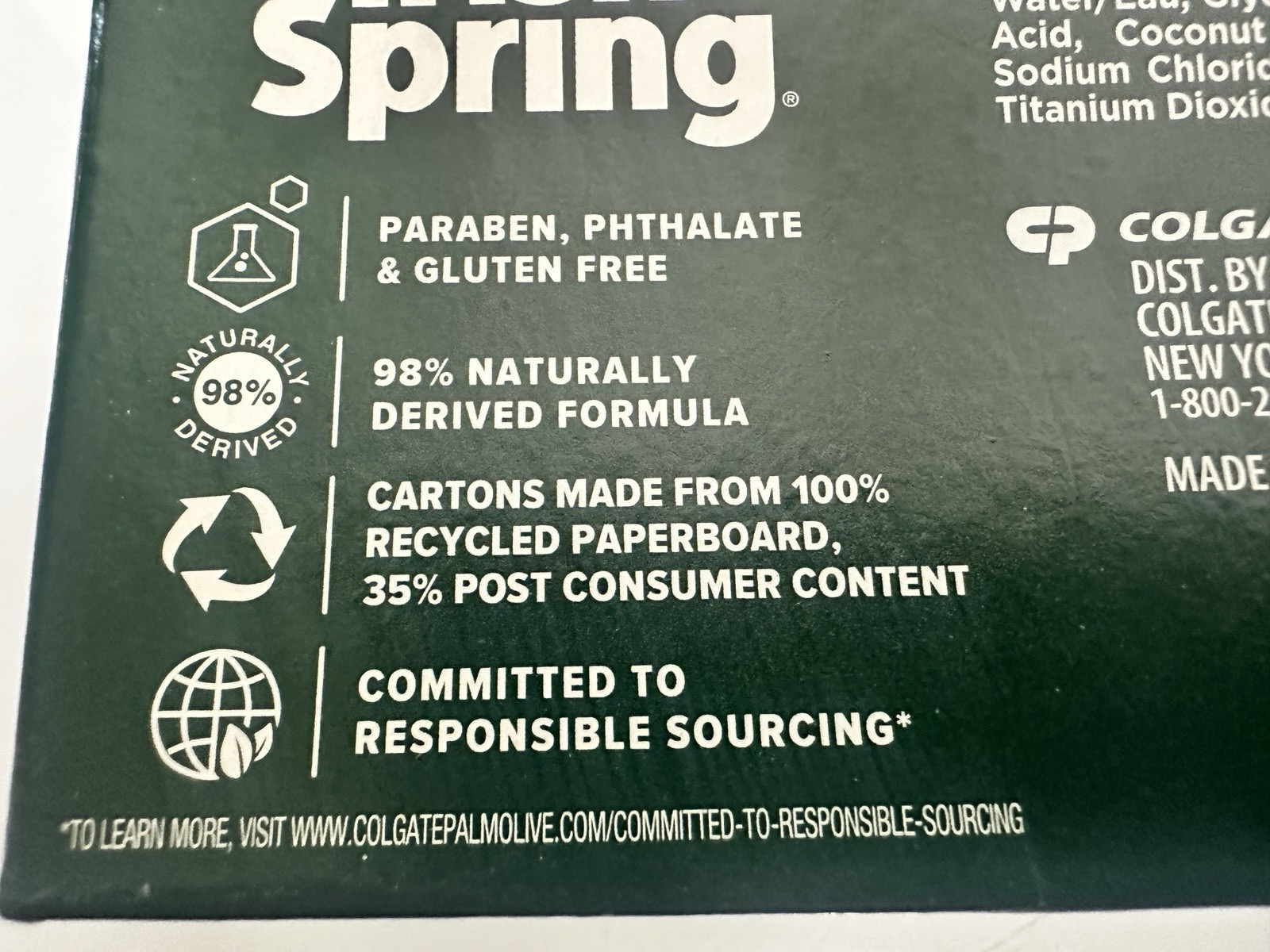 Original Irish Spring Deodorant Soap 3 Bars 3.7 oz No Flaxseed Oil New Sealed