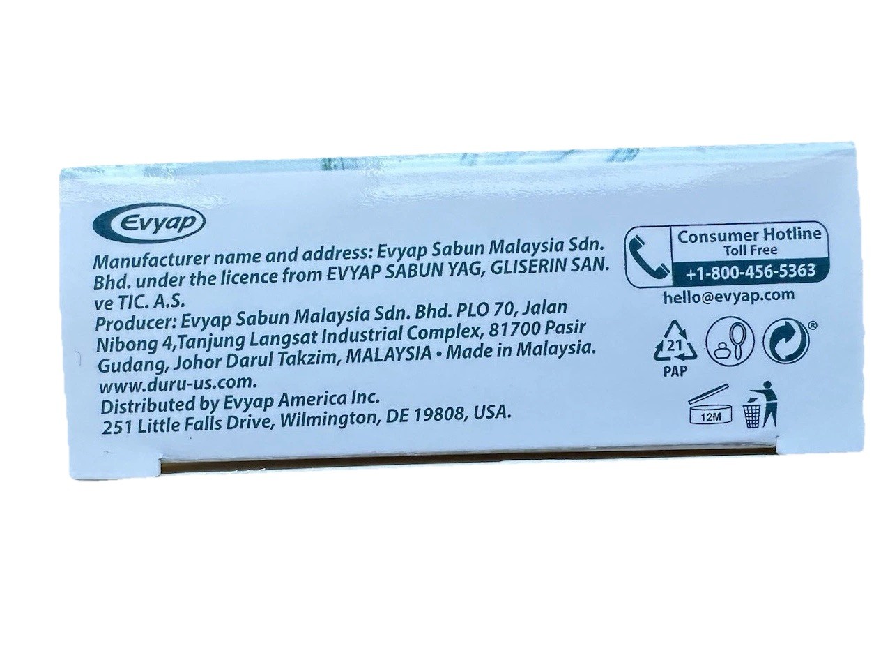 4x Duru Hydro Pure Micellar Body Bar Soap Transparent 3.75 oz Lot Exp: 07/2028