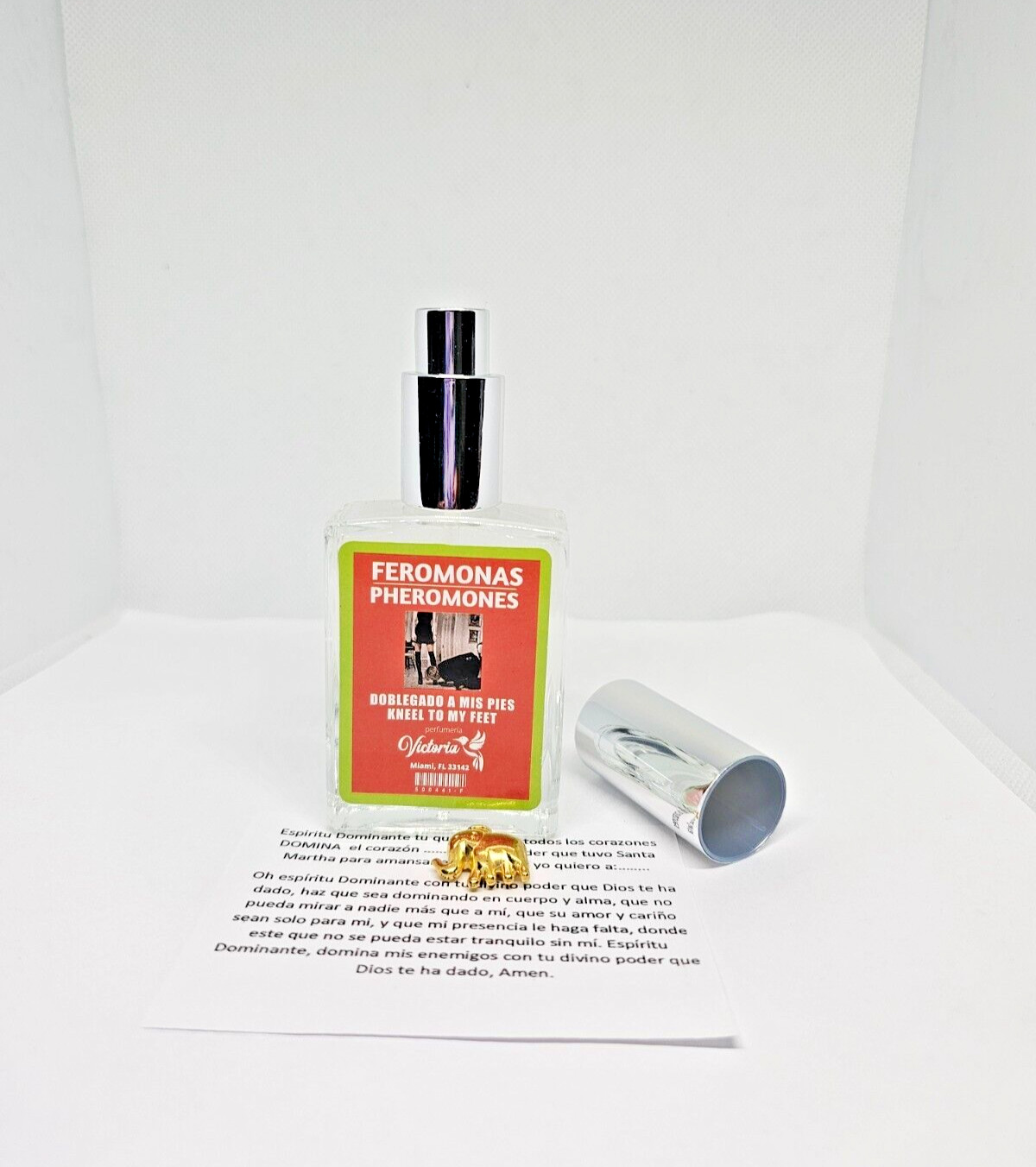 PERFUME DOBLEGADO A MIS PIES / KNEEL TO MY FEET DOMINA AL SEXO OPUESTO 1PC