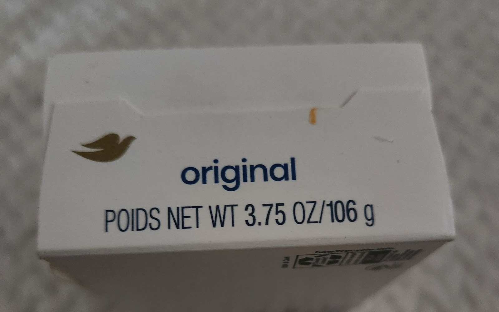 4 Dove ORIGINAL Soap Beauty Bar with Deep Moisture 1/4 Moisturizing Cream 3.75oz