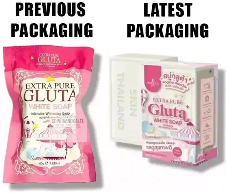 3x Extra pure Gluta White Soap Glutathione Nourish Skin To Be White BrightSmooth