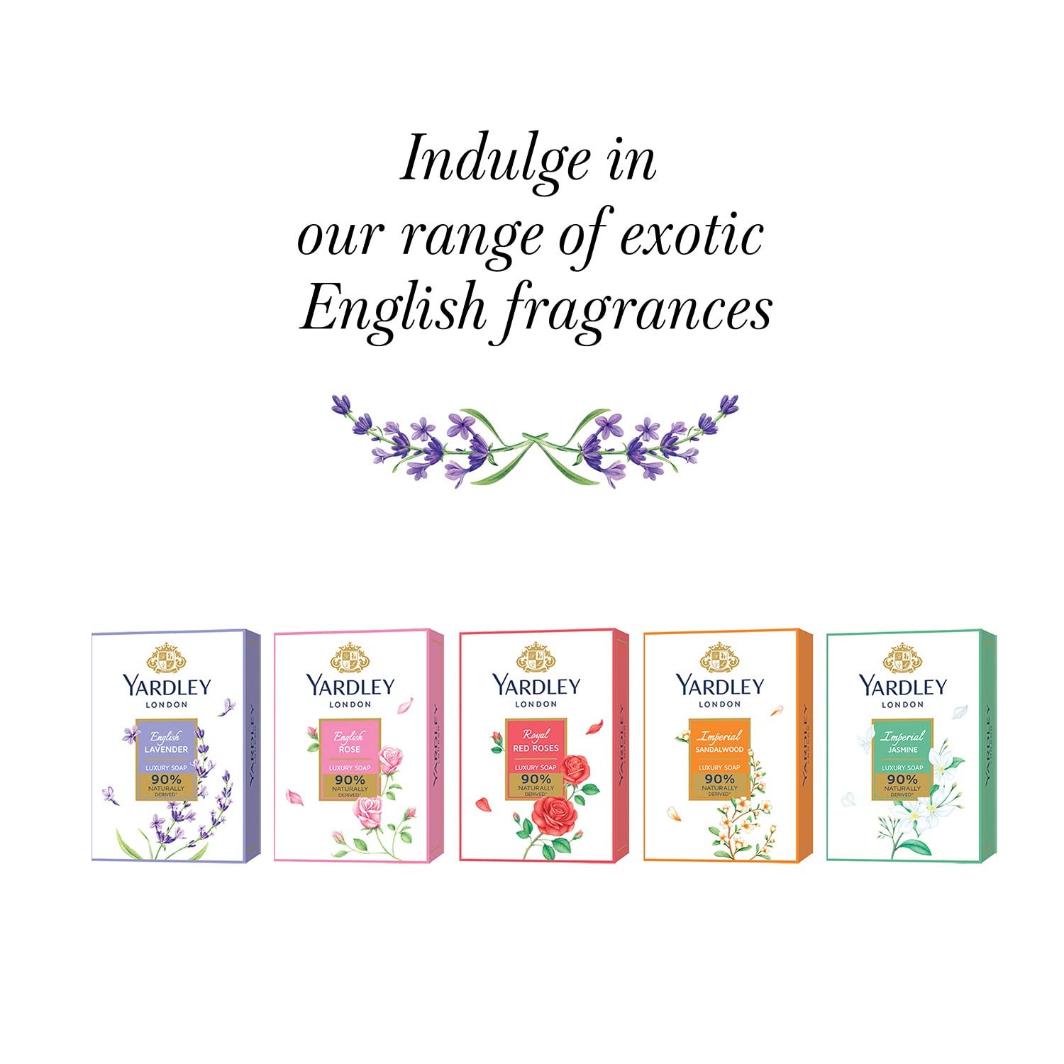 Yardley English Lavender Luxury Soap – 3 x 100 g 10.58 Ounce (Pack of 1)