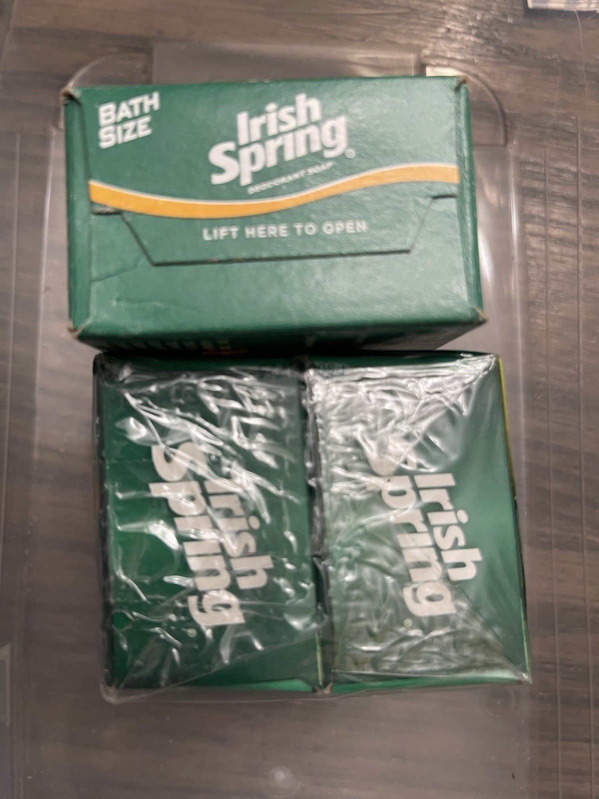 Vintage Bars Irish Spring Original Scent Bath Deodorant Bar Soap 4oz + 2 3.2 Oz