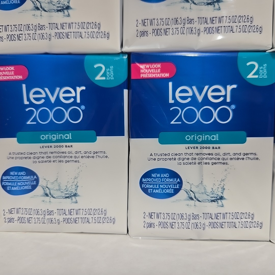 Lever 2000 Original Bar Soap 2 Packs Lot Of 10 Each Bar 3.75oz 20 In Total