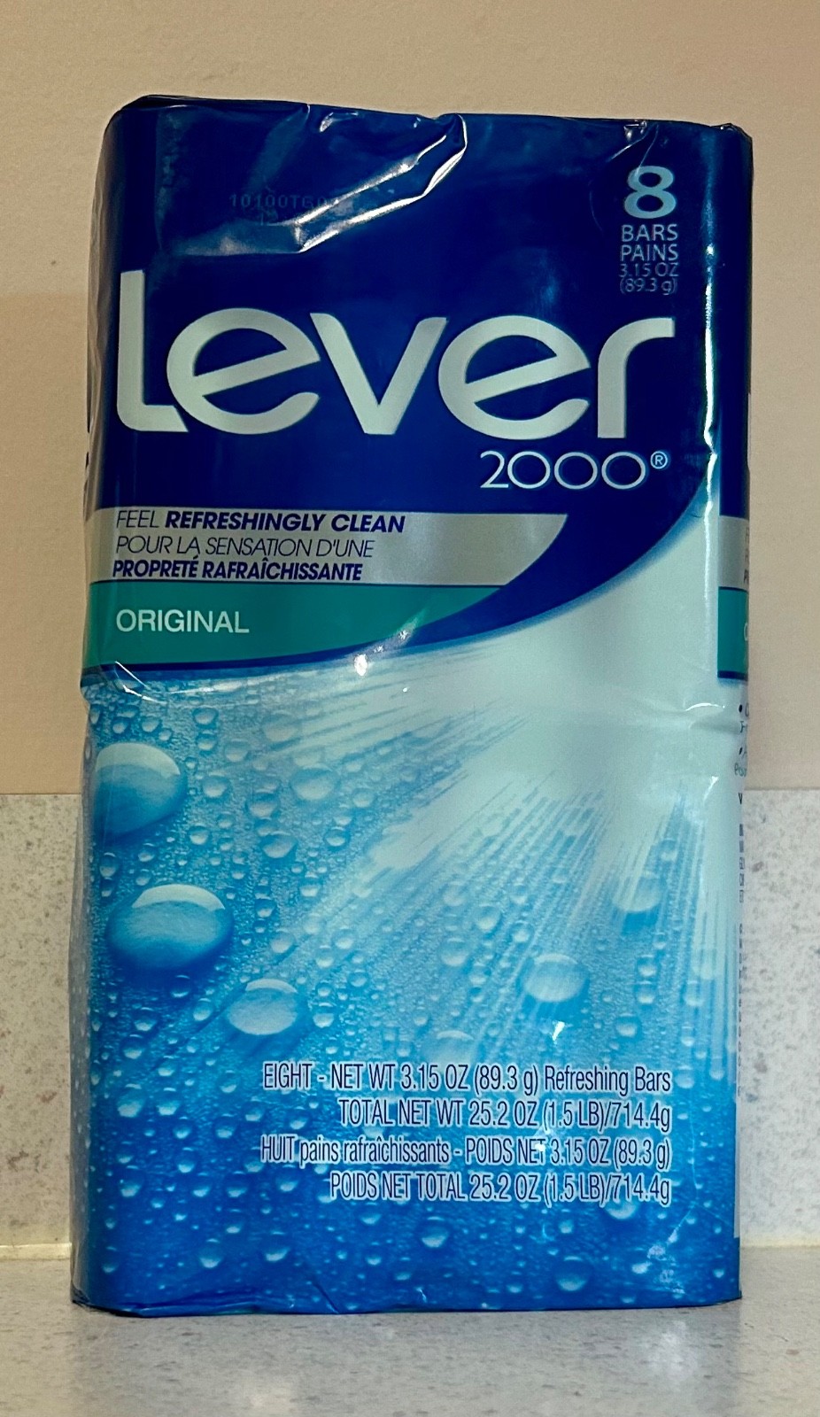 3 pack Lever 2000 Original Bar Soap 3.15 Oz Refreshing Clean Skin 24 Bars