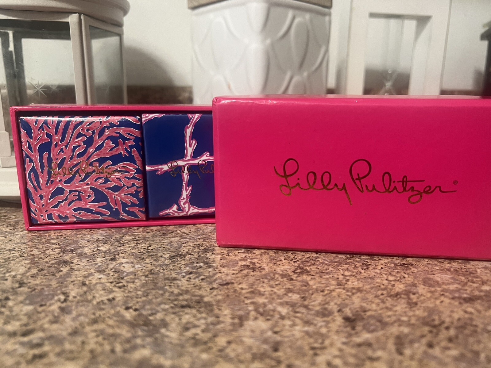 Lilly Pulitzer Boxed Soap Set NEW IN BOX “Multi” 2 Bar Set