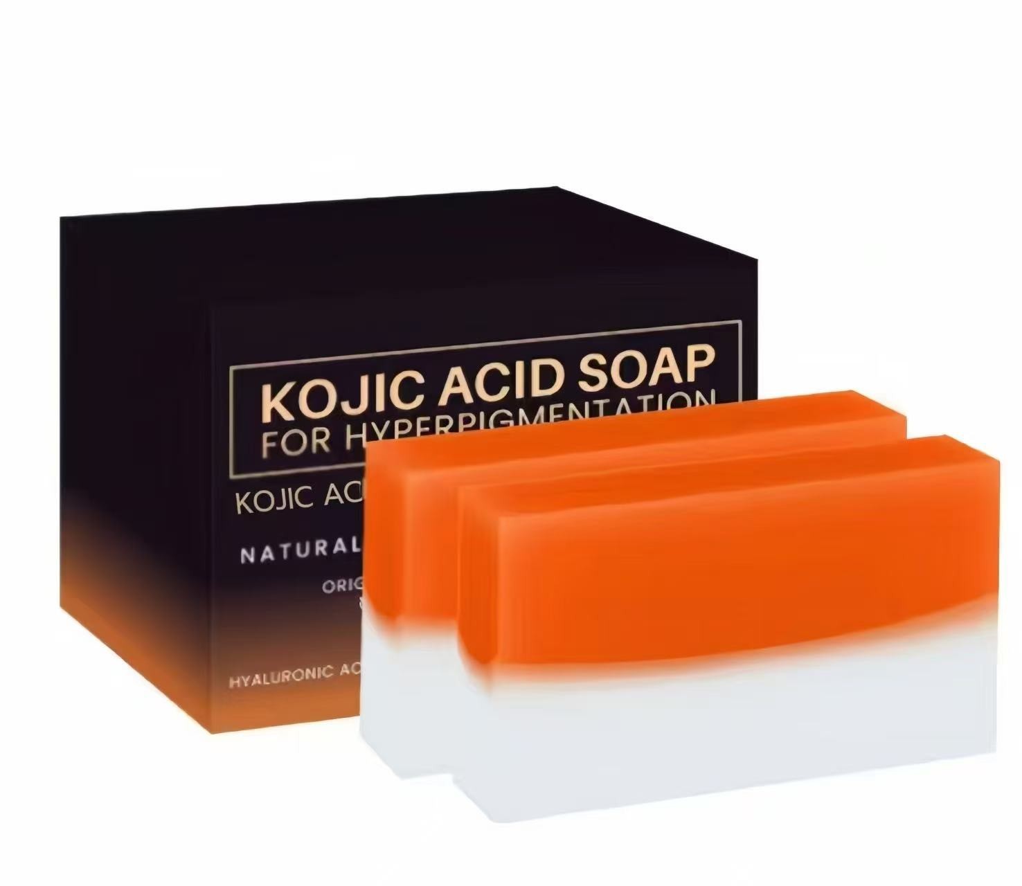 2 Pack Kojic Acid Soap Removing Dark Spots with Vitamin C 100g/Pack