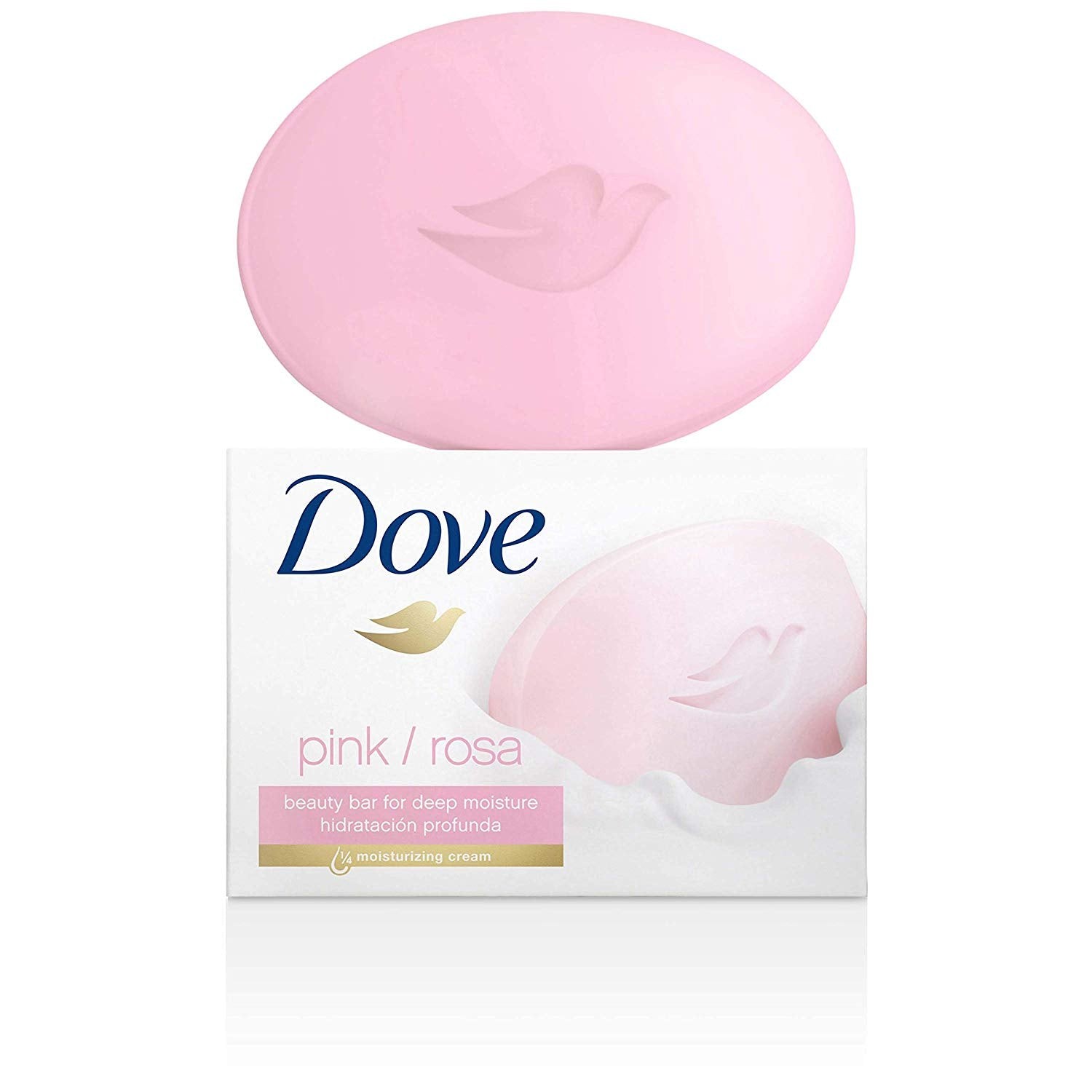 Dove Pink Bar Soap For Soft, Smooth Skin, 3.17oz (Pack of 6)