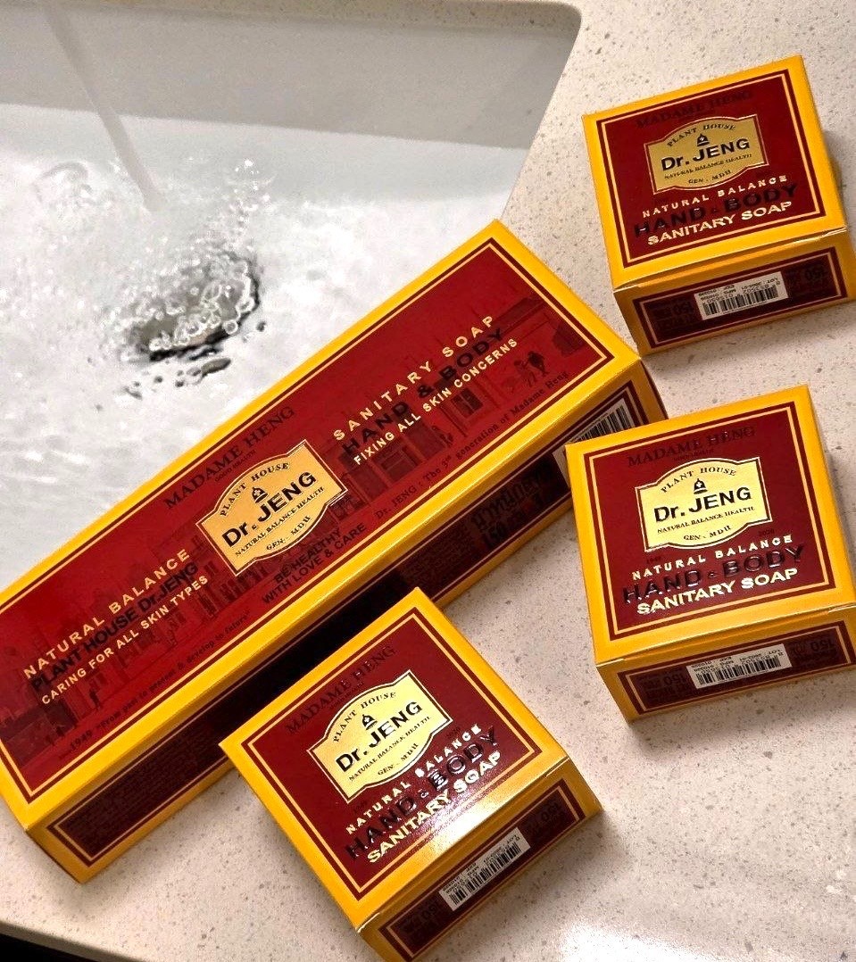 Madame Heng Dr Jeng Natural Balance Herbal Soap Set 3x150g Thailand Body Soap