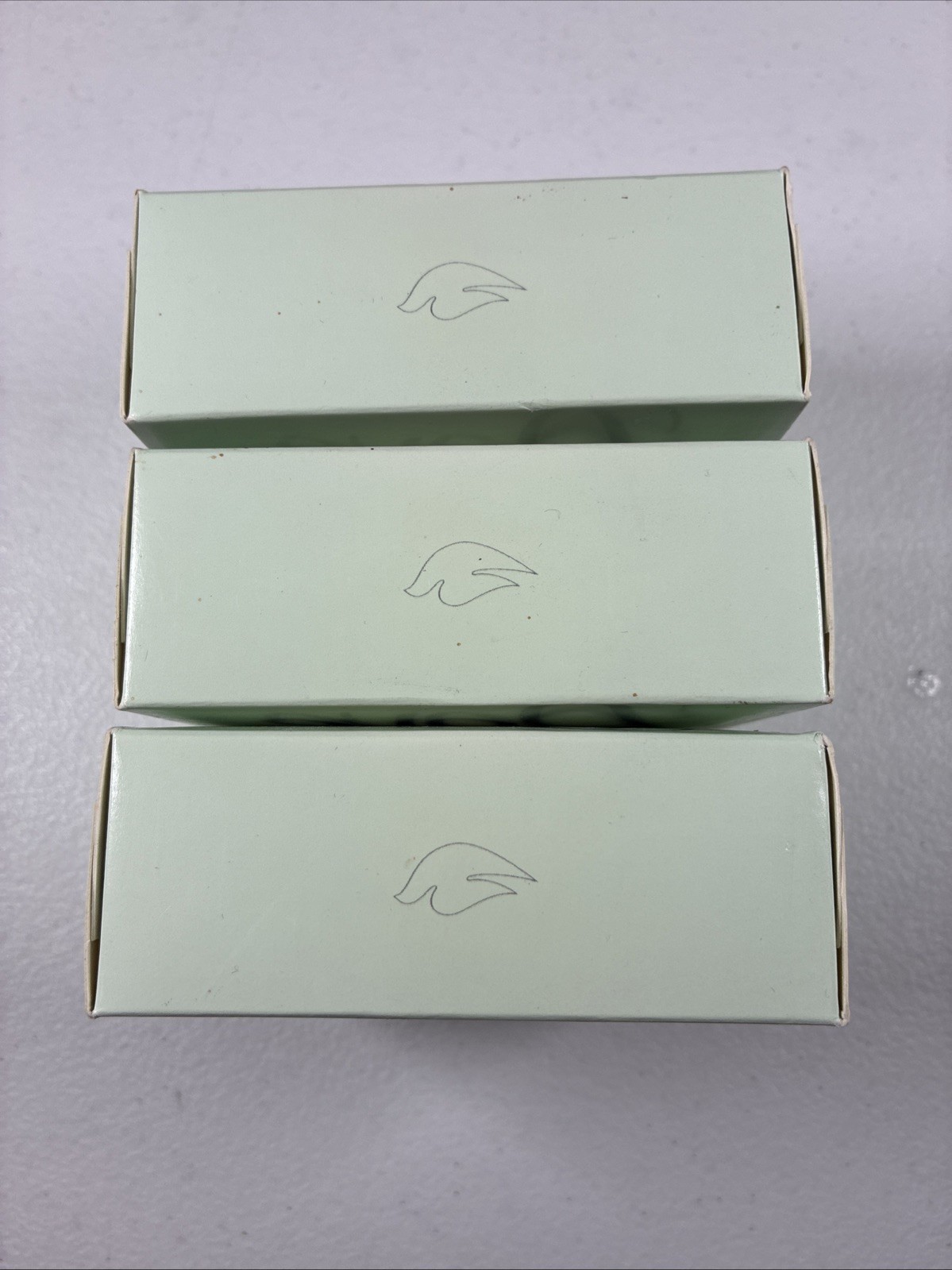 VTG Dove Cool Moisture Skin Care Soap Bar Cucumber Green Tea Scent Lot 3 SEALED