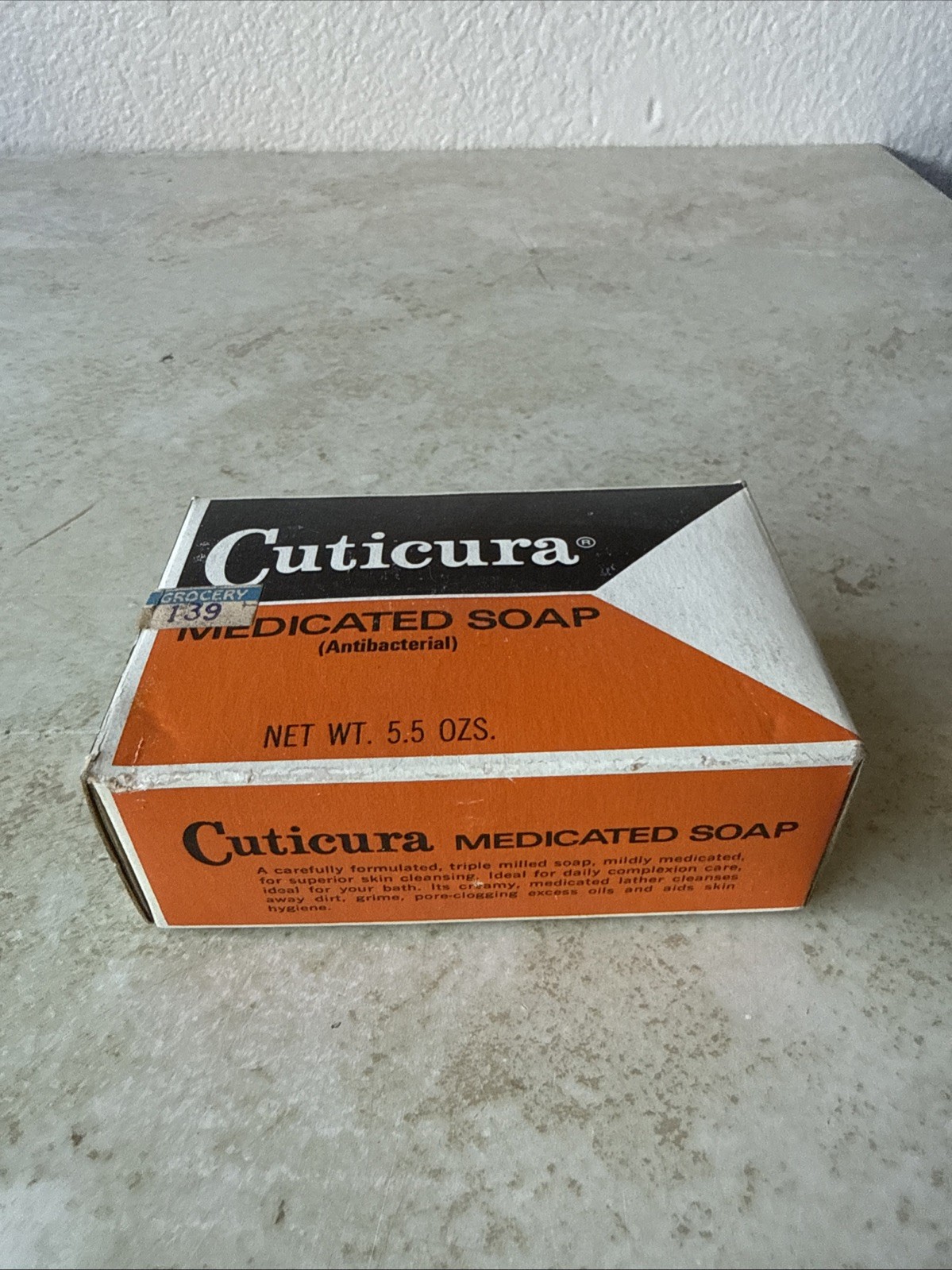 Vtg Cuticura Soap Origional Formula Medicated Soap Removes Acne Antibacterial