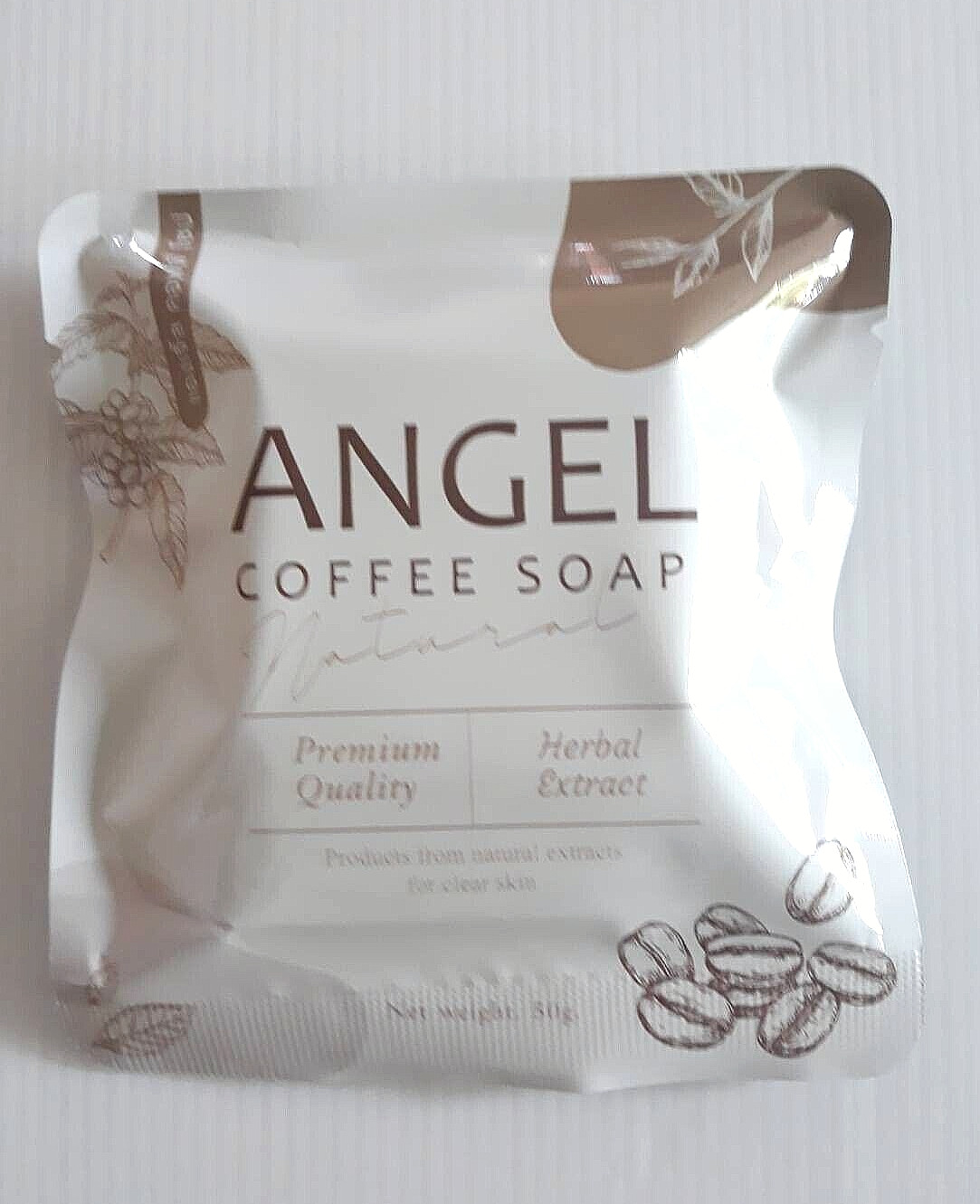 Soap Natural ANGEL COFFEE Scrub Herbs Face Body Turmeric Mahad Tamarind 5x50g