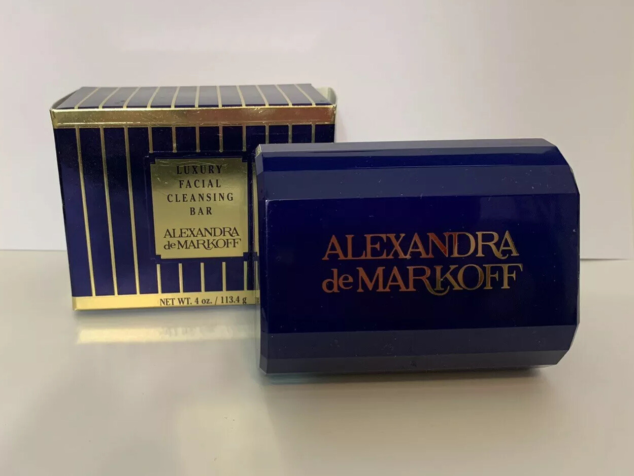 Alexandra De Markoff Luxury Facial Cleansing Bar SOAP in CASE 4.0z