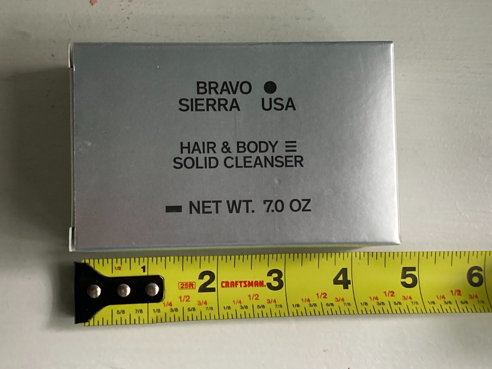 Bravo Sierra USA Hair & Body Solid Cleanser Bar 7 oz Original Scent