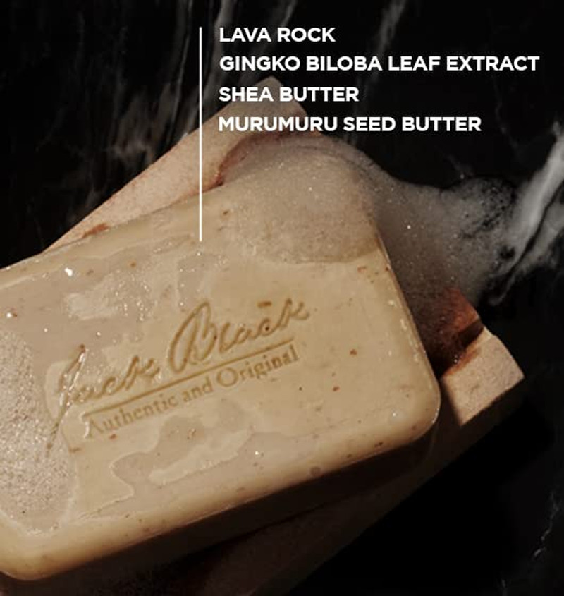 – Turbo Body Bar Scrubbing Soap 6 oz – Mens Soap with Blue Lotus…