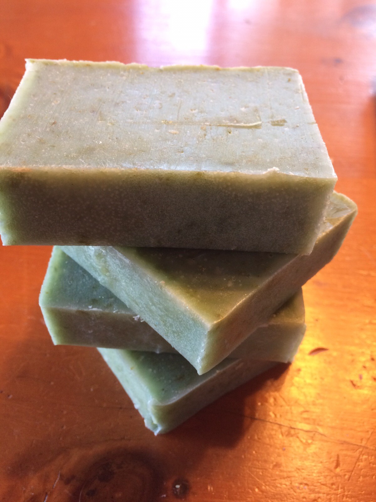 Hand Crafted Soap 3 Bars Organic Vegan Natural Olive And Coconut Oil With Shea