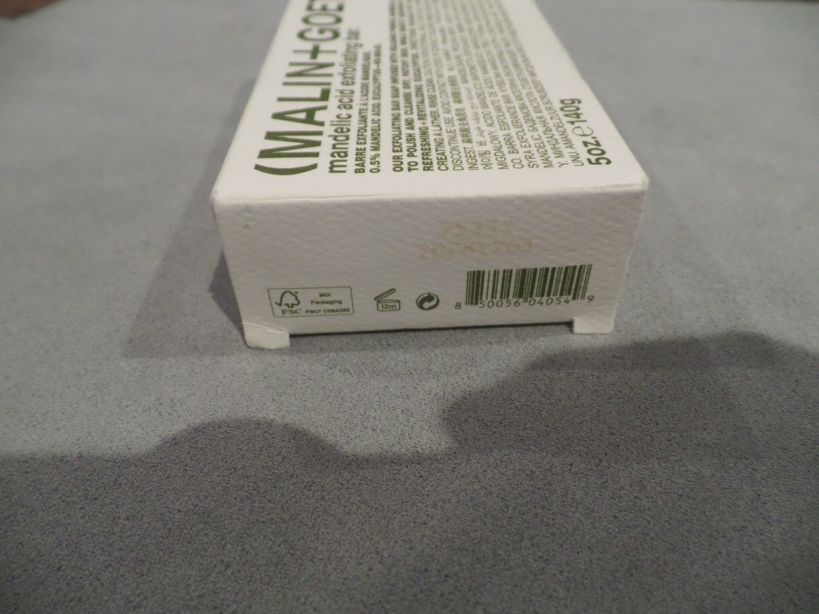 MALIN+GOETZ PEPPERMINT BAR SOAP 5 OZ ~ Brand New ~ NIB