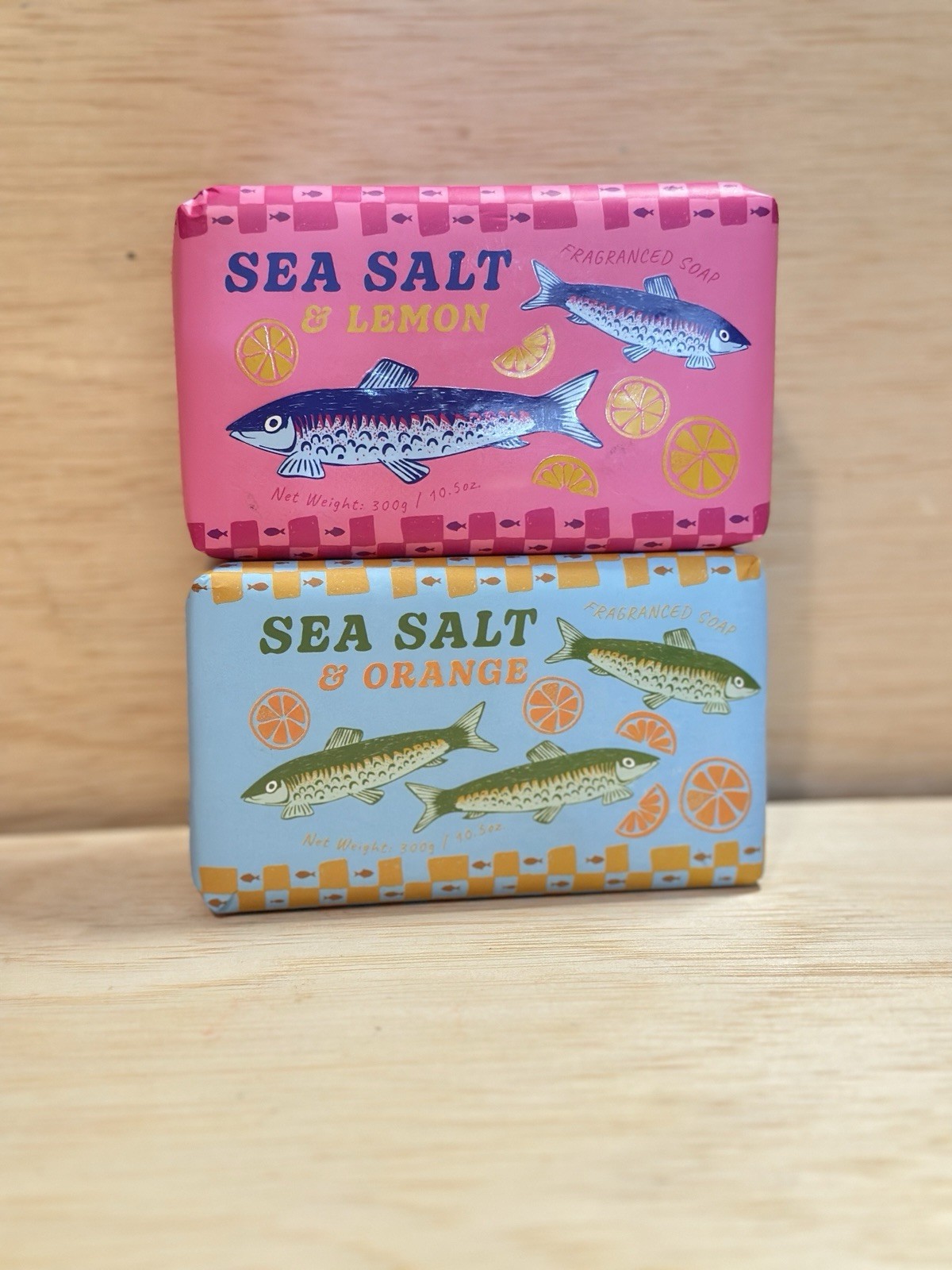 1-Castelbel Sea Salt & Orange & 1 Sea Salt & Lemon Scented Soap Limited Edition