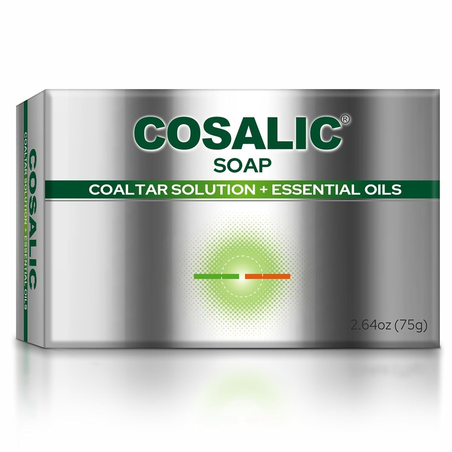 Daily Use Coal Tar Bathing Bar 75g with Essential Oils for Refreshing Cleansing
