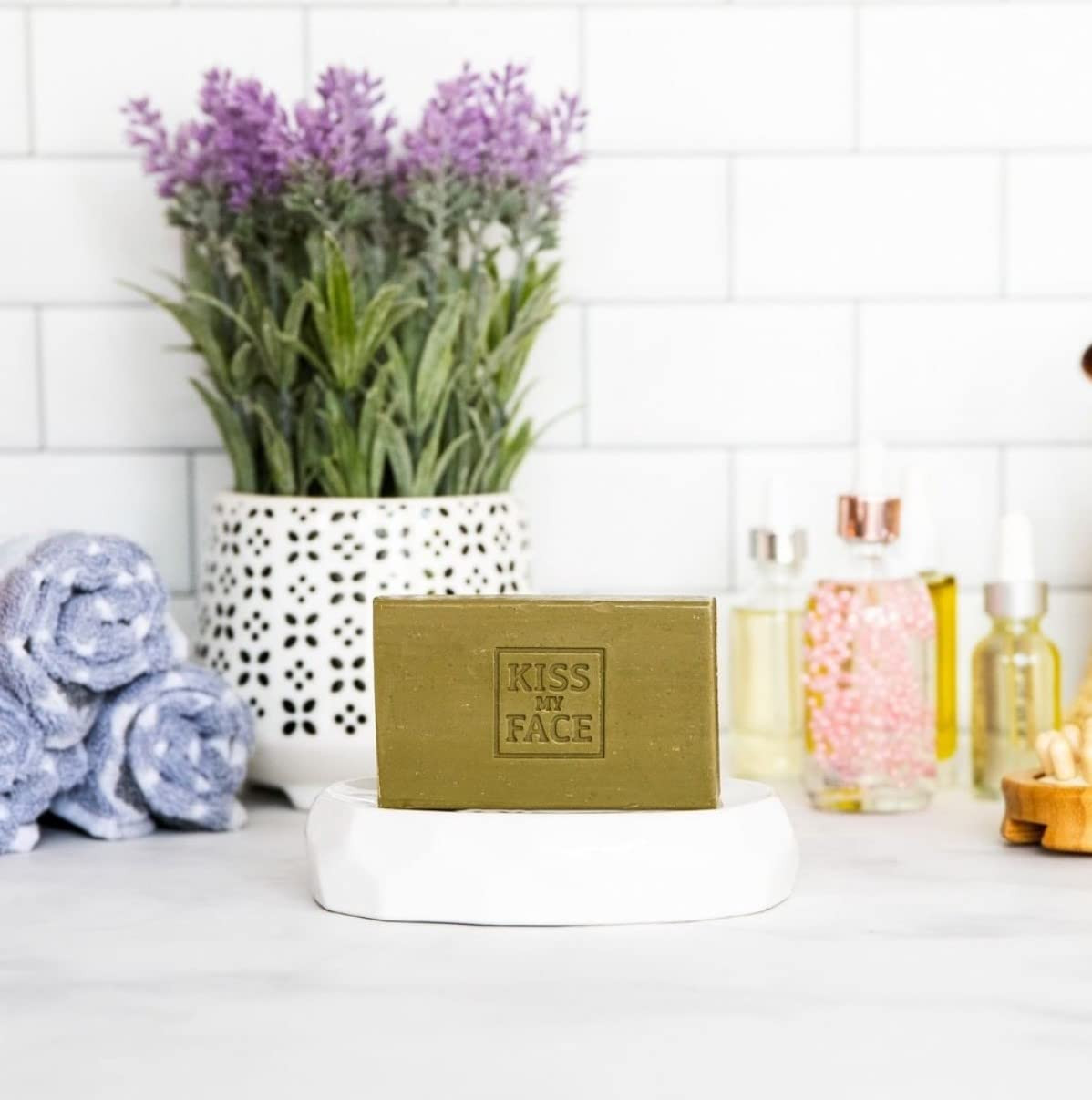 Olive Oil Fragrance Free Bar Soap, Moisturizing Bar Soap, Cruelty Free Vegan Soa