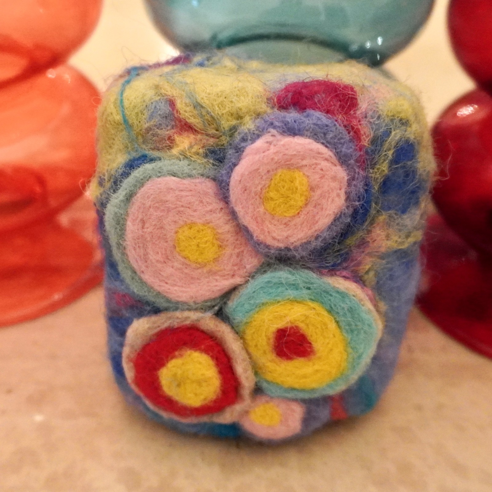 Artisan Felted Amish Farm Soap Wool from Iceland Natural Handmade Small Batch