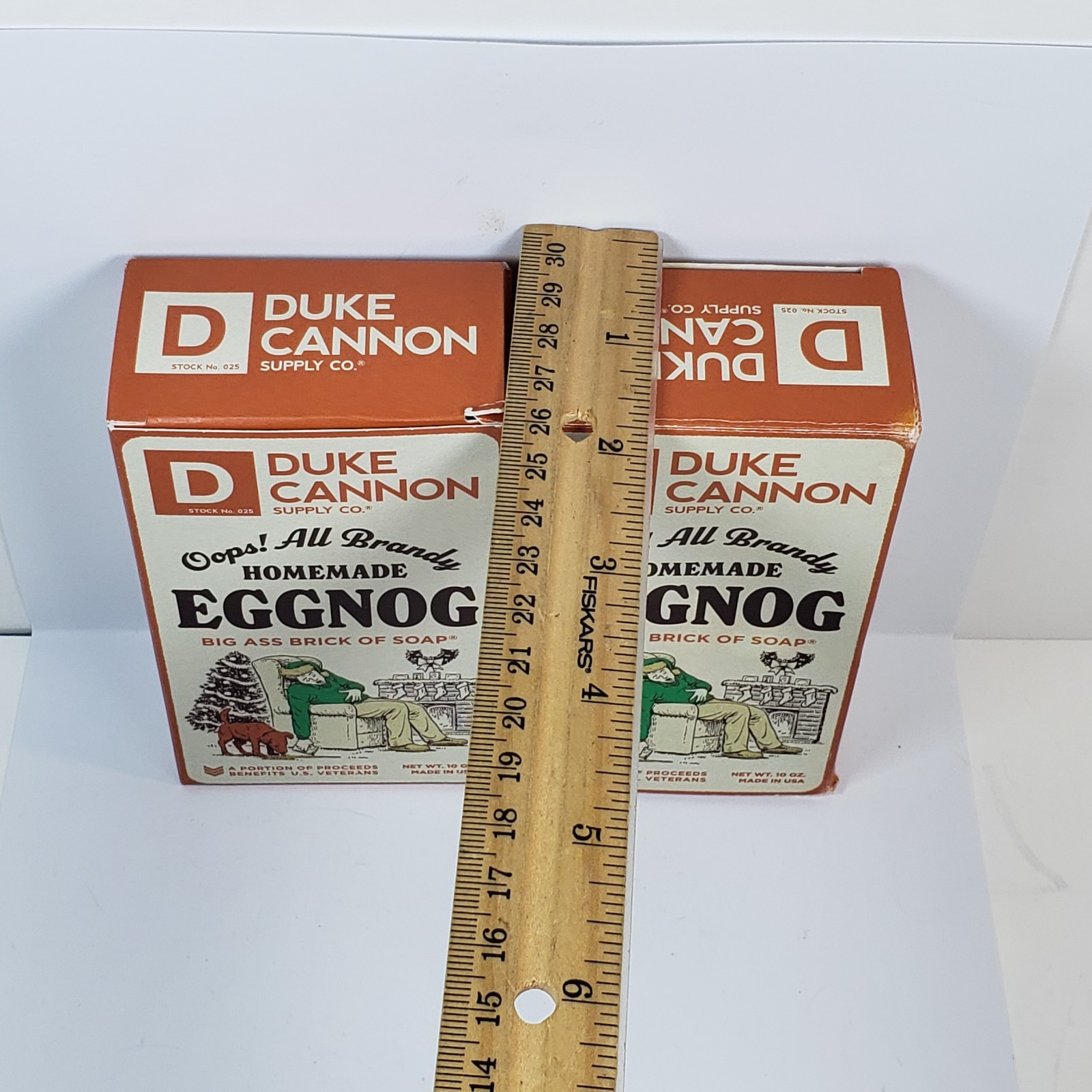 Duke Cannon Homemade Eggnog Big Ass Brick Soap 10oz Christmas Lot 2