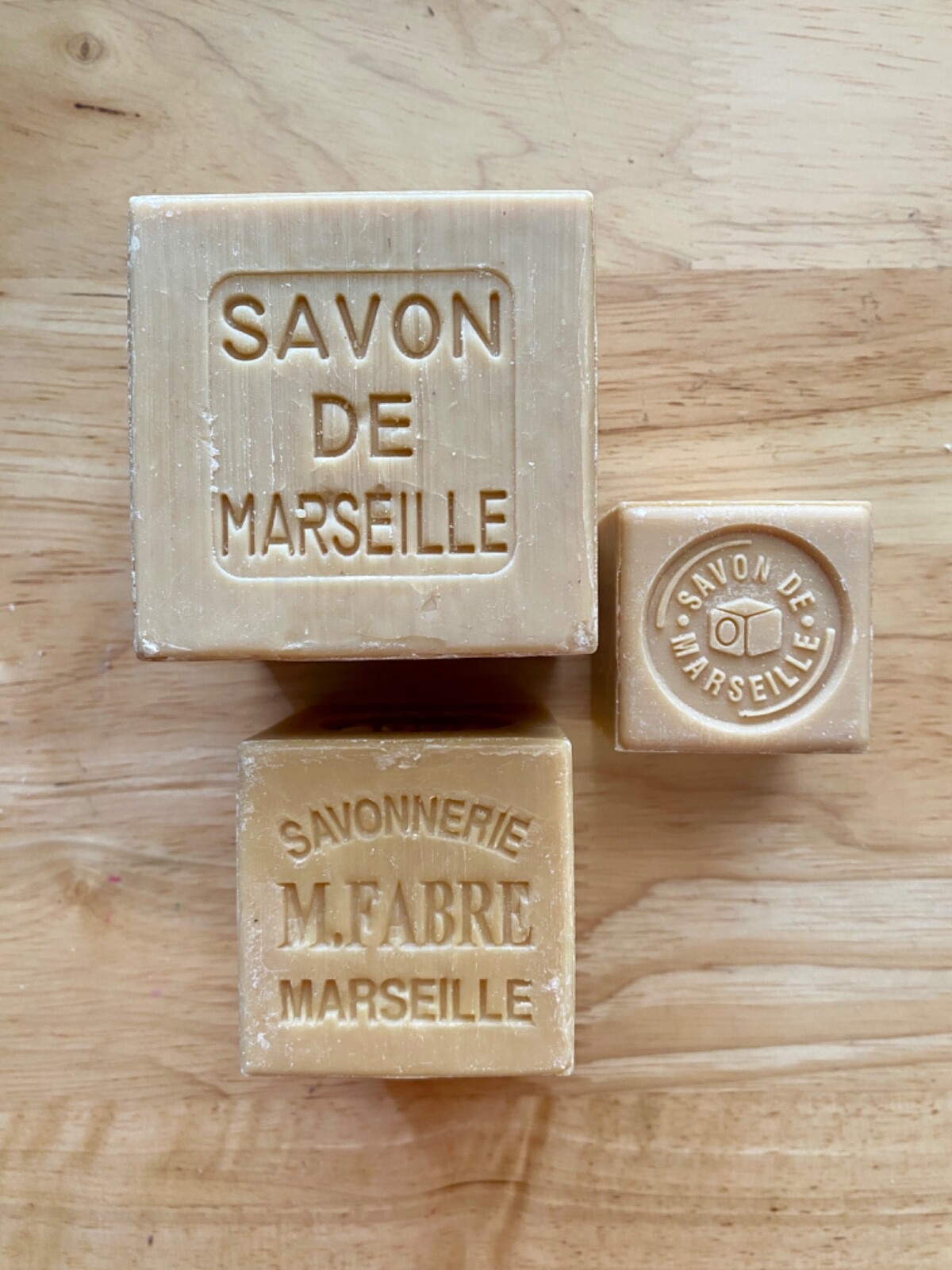 Marius Fabre French Savon De Marseille White Cube Provence Vegetable Soap 100g