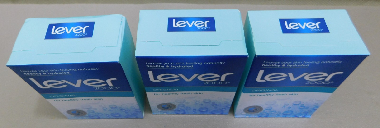 Lever 2000 (Lot of 3 ) Original Bar Soaps Made In USA 4oz Bars NEW DISCONTINUED