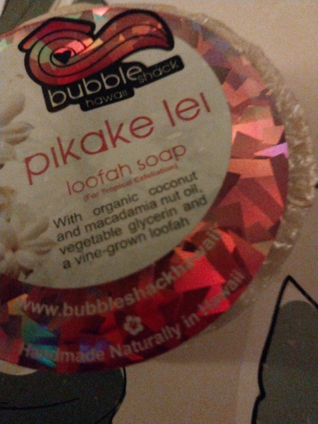 New Pikake Lei Loofah Soap – | Bubble Shack Hawaii