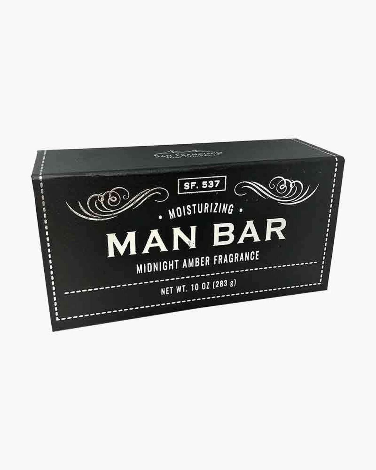 San Francisco Soap Company Deep Cleansing Man Bar, Midnight Amber, 10 Ounce (…