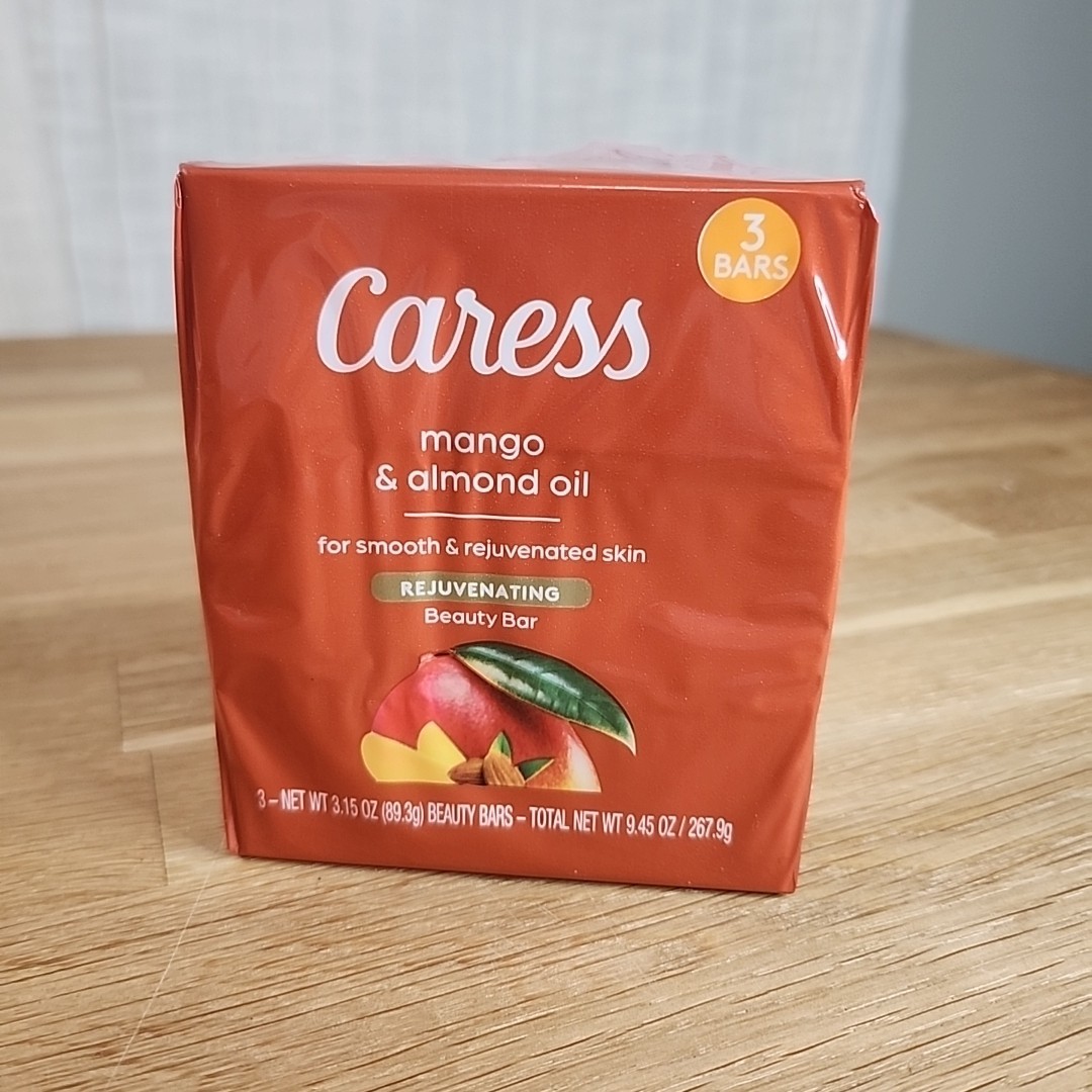 Caress Mango & Almond Oil Rejuvenating Beauty Bar Soap 3-Pack