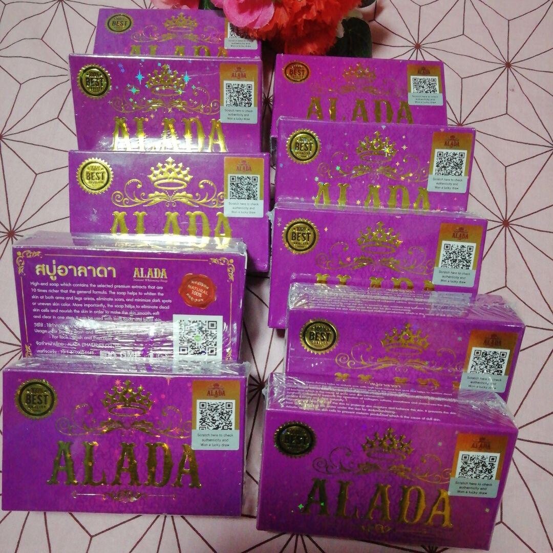 2X Alada Whitening Soap Natural Extract Face & Body Naturally Brightening 160g