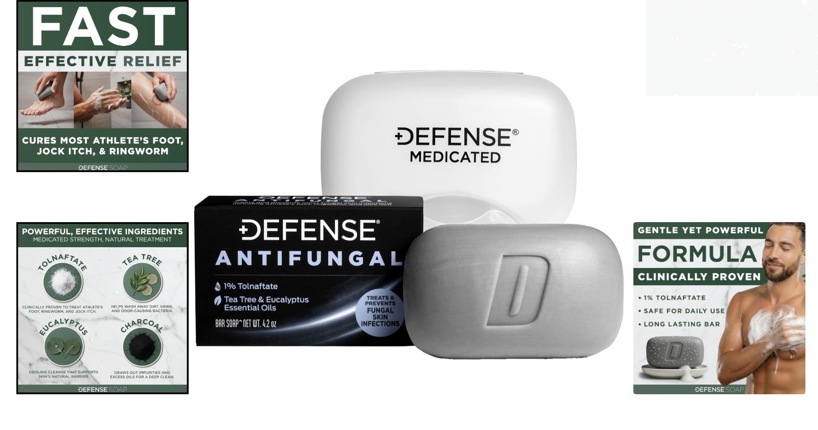 Clinical Strength Antifungal Bar Soap – Jock Itch & Athlete’s Foot Relief