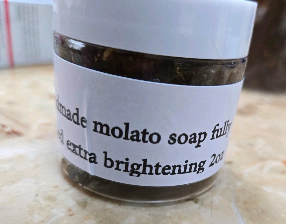 Fully Loaded Extra Brightening Molato Black Soap, Acne And Discoloration 2oz