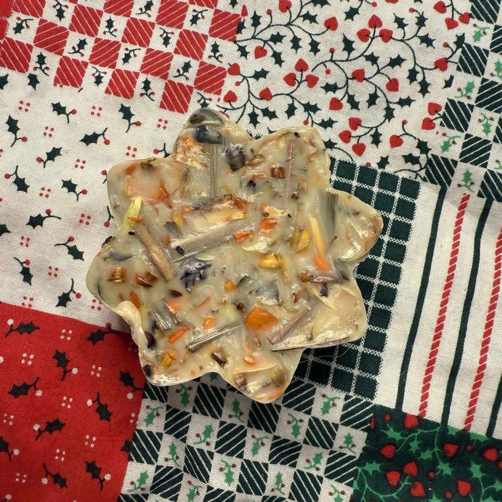 Handmade Goat Milk Soap Flower Lemongrass & Chrysanthemum Vegan Organic Natural